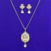 Kundan Classic Pendant Set with Carat Plating
