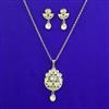 Kundan Classic Pendant Set with Carat Plating