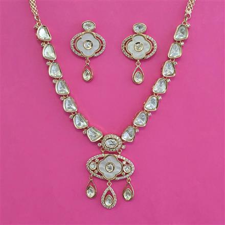 Kundan Classic Necklace with Carat Plating