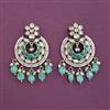 Kundan Classic Earring with Mehndi Plating
