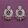 Kundan Classic Earring with Mehndi Plating