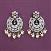 Kundan Classic Earring with Mehndi Plating