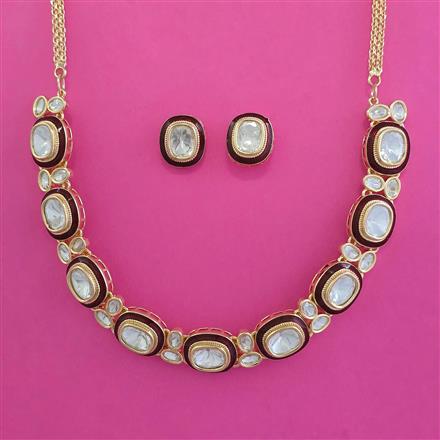 Kundan Classic Necklace with Carat Plating