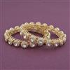 Kundan Classic Bangles with Carat Plating