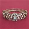 Kundan Openable Kada With Mehndi Plating