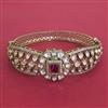 Kundan Openable Kada With Mehndi Plating