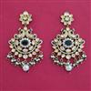 Kundan Birds Earring with Mehndi Plating