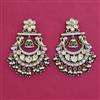 Kundan Birds Earring with Mehndi Plating