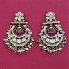 Kundan Birds Earring with Mehndi Plating