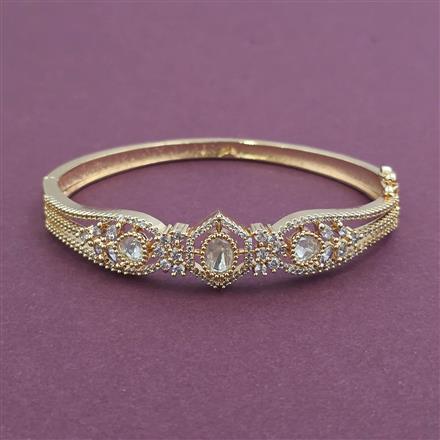 Kundan Openable kada with Carat Plating