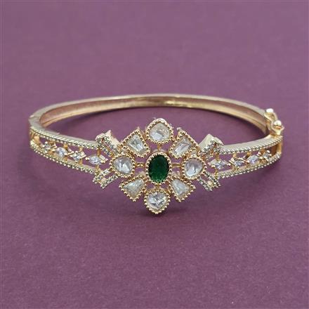 Kundan Openable kada with Carat Plating