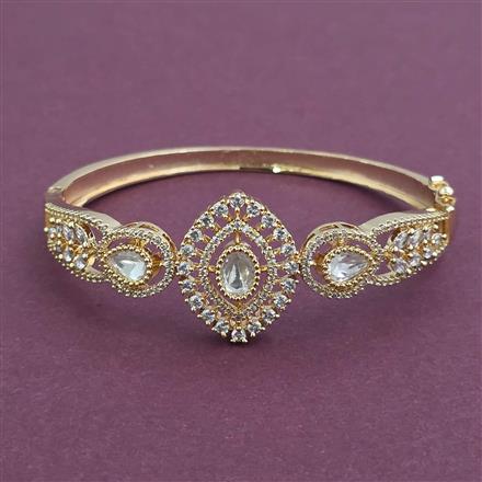 Kundan Openable kada with Carat Plating