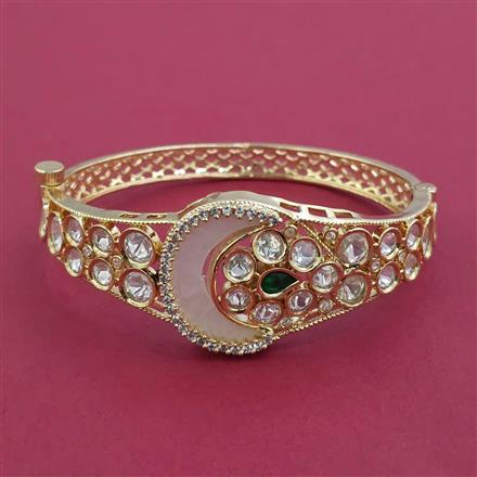 Kundan Openable kada with Carat Plating