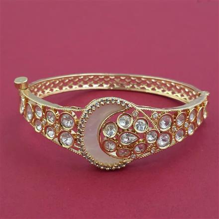 Kundan Openable kada with Carat Plating