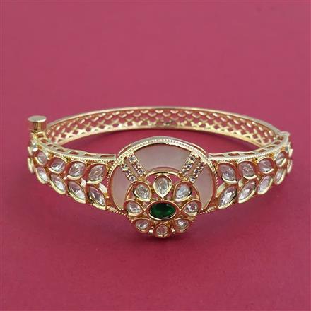 Kundan Openable kada with Carat Plating