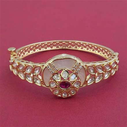 Kundan Openable kada with Carat Plating