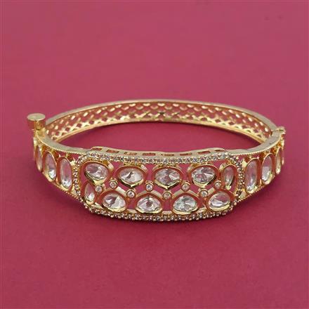 Kundan Openable kada with Carat Plating