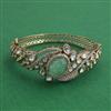 Kundan Openable Kada With Mehndi Plating