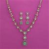 Kundan Classic Necklace with Mehndi Plating