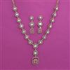 Kundan Classic Necklace with Mehndi Plating