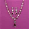 Kundan Classic Necklace with Mehndi Plating