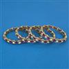Kundan Classic Bangles with Mehndi Plating