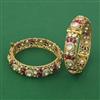 Kundan 2 Pc Openable Bangles with Rajwadi Matte Plating