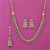 Kundan Classic Necklace With Mehndi Plating
