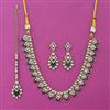Kundan Classic Necklace with Mehndi Plating