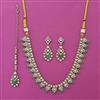 Kundan Classic Necklace with Mehndi Plating