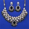 Kundan Classic Necklace with Mehndi Plating