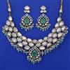 Kundan Classic Necklace with Mehndi Plating