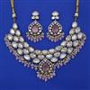 Kundan Classic Necklace with Mehndi Plating