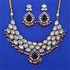 Kundan Classic Necklace with Mehndi Plating