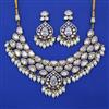 Kundan Classic Necklace with Mehndi Plating