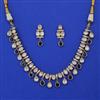 Kundan Classic Necklace with Mehndi Plating