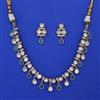 Kundan Classic Necklace with Mehndi Plating