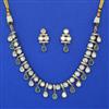 Kundan Classic Necklace with Mehndi Plating