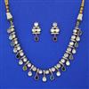 Kundan Classic Necklace with Mehndi Plating
