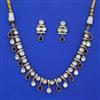 Kundan Classic Necklace with Mehndi Plating