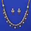 Kundan Classic Necklace with Mehndi Plating