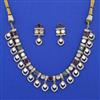 Kundan Layered Necklace with Mehndi Plating
