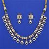 Kundan Layered Necklace with Mehndi Plating