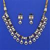 Kundan Layered Necklace with Mehndi Plating