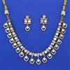 Kundan Layered Necklace with Mehndi Plating