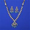 Kundan Classic Necklace with Mehndi Plating