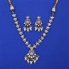 Kundan Classic Necklace with Mehndi Plating