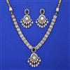 Kundan Classic Necklace with Mehndi Plating