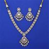 Kundan Classic Necklace with Mehndi Plating