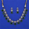 Kundan Classic Necklace with Mehndi Plating